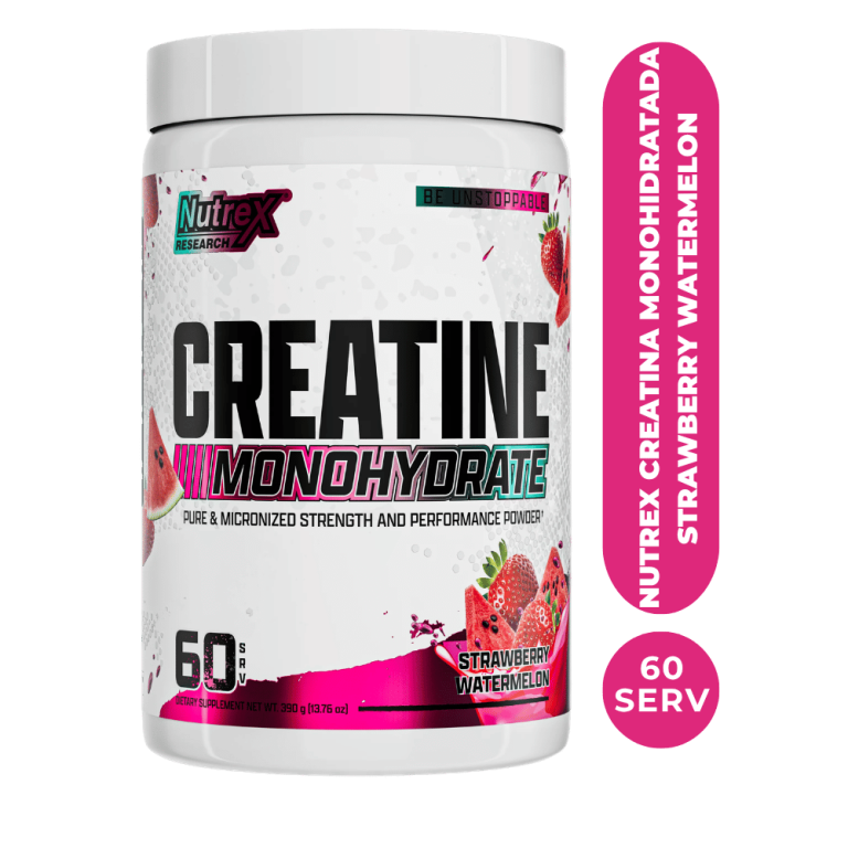 001-NUTREX CREATINA MONOHIDRATADA SABORIZADA 300 G- 60 serv