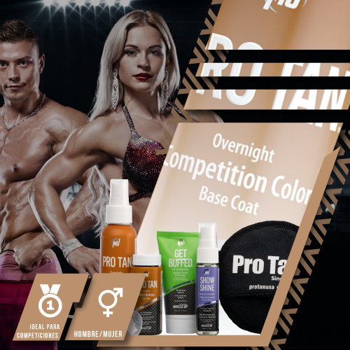 000-PRO TAN | Kit de tinte para competición (TONO ORIGINAL)