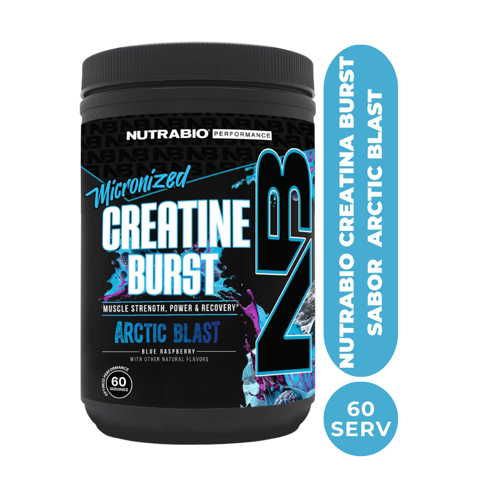 001-NUTRABIO CREATINA BURST 60 servidas