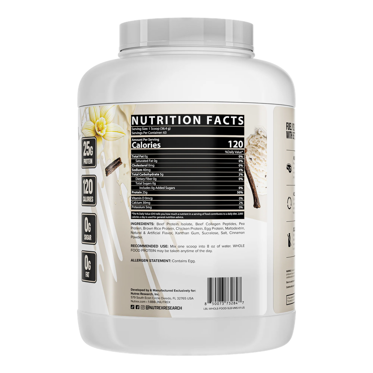 002- NUTREX PROTEINA WHOLE FOOD - 63 servidas