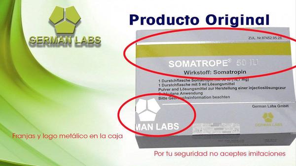 Somatrope | HGH | Hormona de Crecimiento | 50ui | German Labs