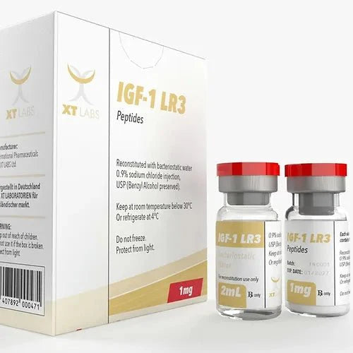 IGF-1 LR3 XT Labs 1mg x 2ml Crecimiento Muscular y Reparación