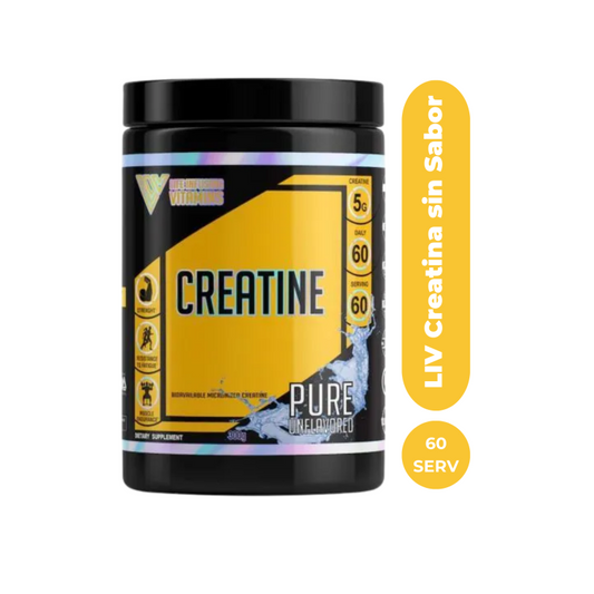 001-LIV CREATINA SIN SABOR 60 SERV