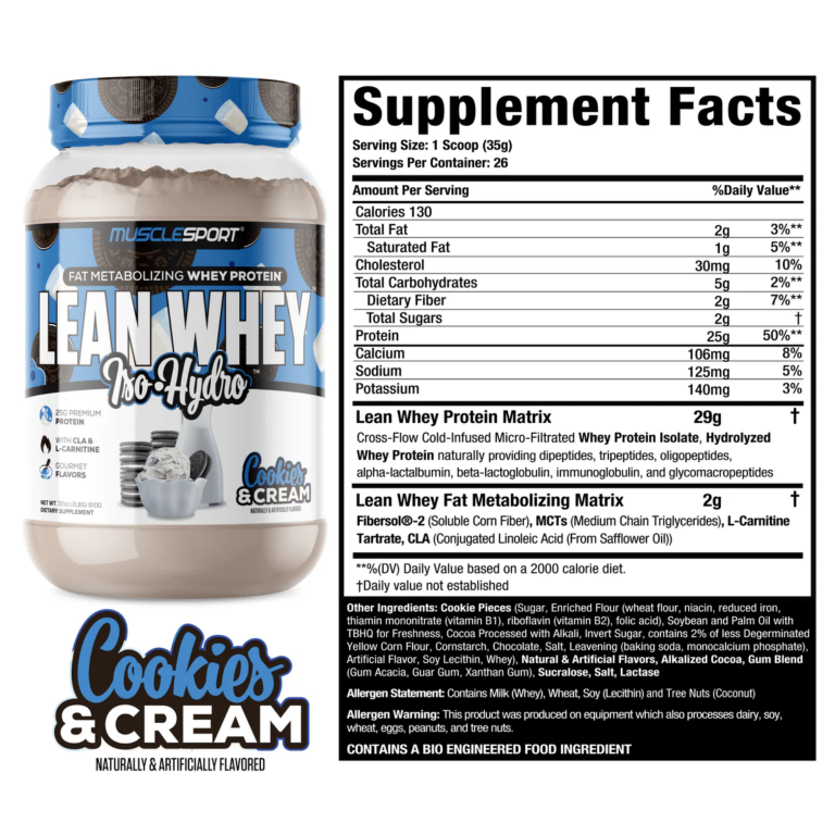 002- MUSCLESPORT PROTEÍNA LEAN WHEY 1 lbs