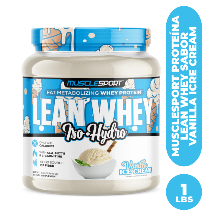 002- MUSCLESPORT PROTEÍNA LEAN WHEY 1 lbs