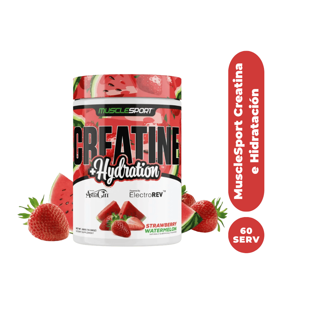 001-MUSCLESPORT CREATINA E HIDRATACIÓN 60 SERVIDAS