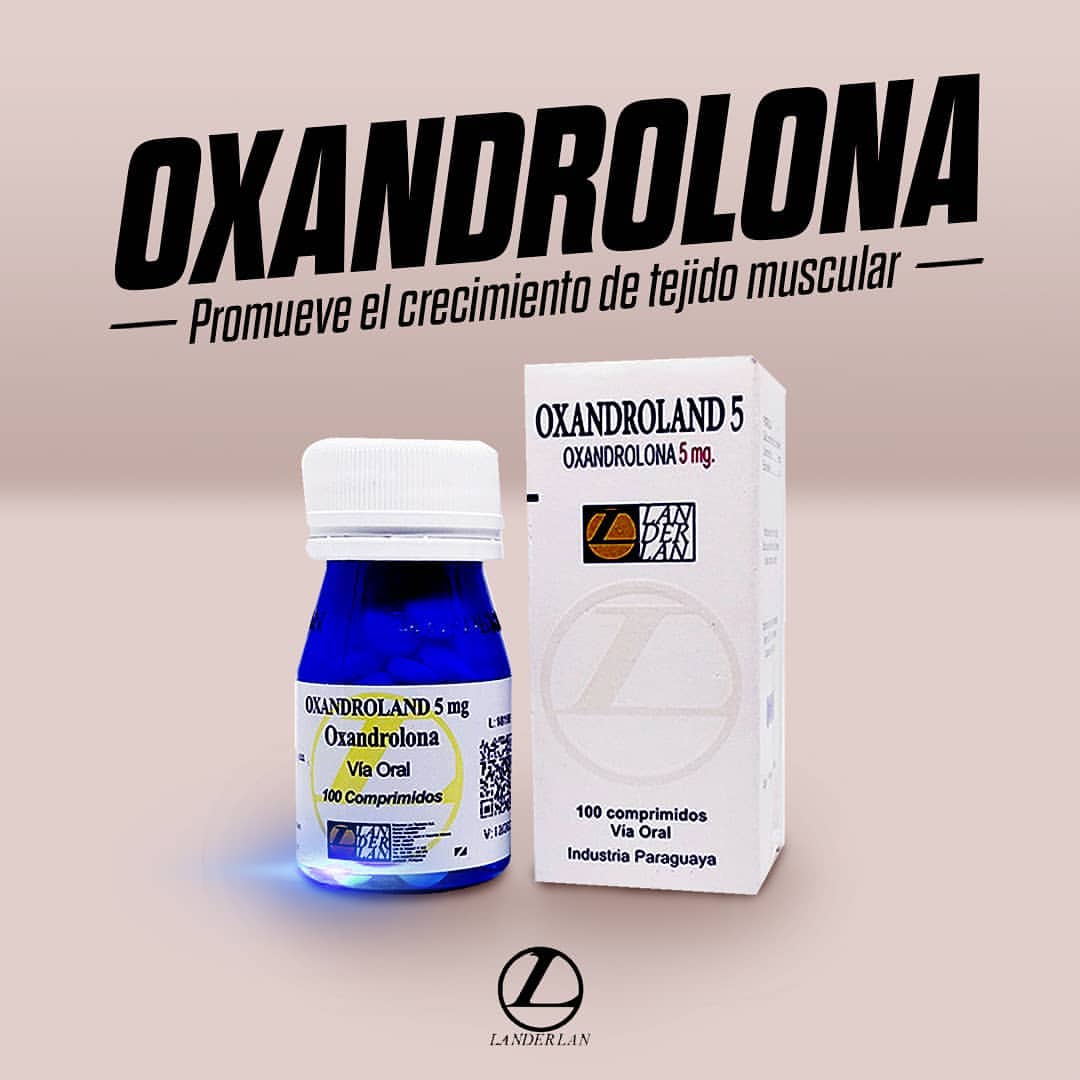 Oxandrolona 5mg/100 comprimidos