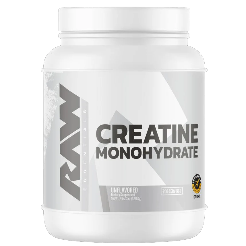001-RAW CREATINA MONOHIDRATADA EN POLVO 250 serv