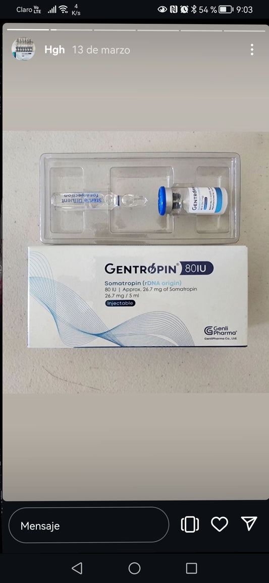 HGH Gentropin 80ui