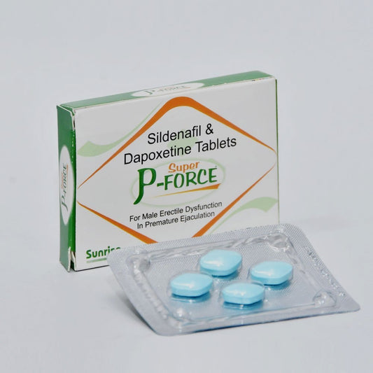 P-Force (sildenafil&Dapoxetina) 100mg/4 tabletas