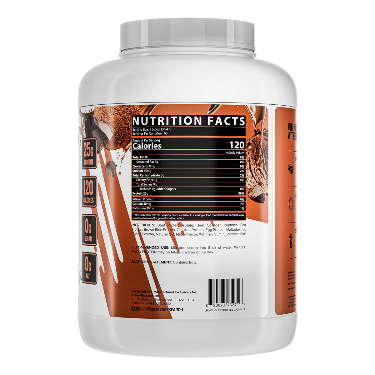 002- NUTREX PROTEINA WHOLE FOOD - 63 servidas